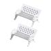 LYU 2Pcs Mini Park Seat Bench Garden Ornament Miniature Craft Fairy Dollhouse Decor