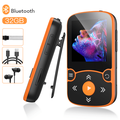 AGPTEK Bluetooth MP3 Player Music Player with Clip on Armband 32GB A65X Orange