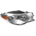 Right Passenger Side Halogen Headlight Assembly - Compatible with 2009 - 2012 Volkswagen CC 2010 2011