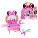 Disney Junior Minnie Mouse Get Glam Magic Table Top Pretend Play Vanity with Lights and Sounds Kids Toys for Ages 5 up