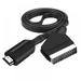HDMI-compatible to Scart Converter Digital Cables SCART Adapter Cable Durable SCART Connector Portable 1 Meter/3.3ft