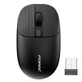 TSV Wireless Mouse for Laptop Portable Slim Noiseless Computer Mouse with USB 2.4G Nano Receiver Ergonomic Cordless Optical Mice for PC Desktop Mac Chromebook Office