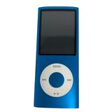 Used Apple iPod Nano 4th Gen 8GB Blue MP3 Audio/Video Player New Battery Like New Includes FREE Case!
