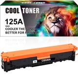 Cool Toner Compatible Toner Cartridge Printer Ink for HP 125A CB540A for HP Color LaserJet CP1215 CP1518ni CP1515n CM1312nfi CM1312 MFP Printer Ink Black 1-Pack