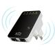 Dezsed Wifi Amplifier Clearance Wifi Extender Wifi Booster 300Mbps Wifi Amplifier Wifi Range Extender Wifi Repeater for Home 2.4Ghz On-Ly Black