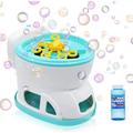 JOYIN Bubble Machine Maker Automatic Bubble Gun Blower Blaster Toilet with 4oz Bubble Solution for Kids Bubble Blower for Bubble Party Favors Summer Toy Birthday Outdoor & Indoor Activity Easter