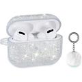 Airpod Pro Case Airpod Case Cover Silicone Skin AirPods Protective Cute Bling Glitter Transparent Case