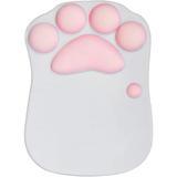 Cat Mouse Pad with Wrist Support Portable Ergonomic Anti-Slip Gaming Mouse Mat Cartoon Cute Cats Soft Silicone Gel Rests Wrist Cushion Rest Micemat Comfort Mousepats (10.6Ã—8.0)