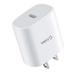 Cellet Wall Charger for Motorola Edge 2022 - UL Certified Safe & Fast Charging PD (Power Delivery) USB Type-C (USB-C Port) Home Travel Power Adapter - White