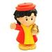 Replacement Part for Fisher-Price Little People Nativity Manger Set J2404 ~ Replacement Wise Man wearing Red Robe Figure