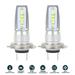 THRENS 12V 2PCS H7 LED Headlight Bulbs Fog Lights White Extremely Bright Headlight Bulb COB LED 6500K 110W DRL Canbus Error Free rror-free Led Conversion Kit