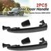 2Z 2pcs For Toyota Sienna Outside Exterior Rear Left&Right Sliding Door Door Knob Car Supplies Substitute