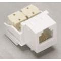 Allen Tel AT36-15 Versatap Category 3 Modular Jack Modules For 22/24 AWG Wire 6 Position 6 Conductor White