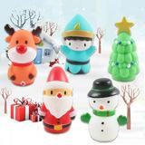 Fridja Soft Rubber Christmas Hand Puppet Toy Educational Animal Finger Doll Finger Doll