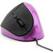 Wired Vertical Ergonomic Mouse 800/1200/1600 DPI 6 Buttons Portable Optical Office Corded Mice for PC Computer Laptop(Purple)