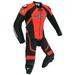 Joe Rocket Speedmaster 7.0 Mens 1-pc Leather Motorcycle Suit Black/Red 54 USA