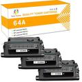 Toner H-Party 3-Pack Compatible HP 64A High Yield Toner Cartridge for HP 64A CC364A LaserJet P4014 P4015n P4015x P4515n P4515x Laser Printer Ink (Black)