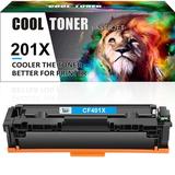 Cool Toner Compatible Toner Replacement for CF401X for Use with Color LaserJet Pro M252dw M252n Color LaserJet Pro MFP M277dw M277n M277c6 M274n Printer Ink (Cyan 1-Pack)