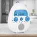 THRENS Hanging Waterproof Shower Clock Radio - Wireless Mini Portable Waterproof Battery Operated Shower Radio Speaker W/ Digital Clock LCD Screen for Home Beach Bathroom Outdoor