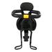 Tomshine Child Bike Seat Bicycle Front Baby Seat Kids Saddle with Foot Pedals Aluminum Alloy Black