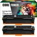 Cool Toner Compatible Toner Cartridge Replacement for Canon Cartridge 054H Color ImageCLASS MF644Cdw MF642Cdw MF641Cw LBP622Cdw LBP621CW 623CDW Printer Ink Black 2-Pack