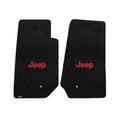 Lloyd Mats Jeep Wrangler Unlimited 2007-2013 2Pc Front Black Red Jeep Logo