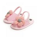Summer Baby Boys Girls Flower Breathable Anti-Slip Shoes Sandals Toddler Soft Soled First Walkers Shoes