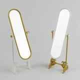 zhaomeidaxi Mirrors Miniature Mirror Furniture Toy House Mirror Frame Floor Mirror