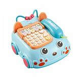 Baby Phone Toy Baby Toy Phone Cartoon Baby Piano Music Light Toy Children Pretend Phone Kids Cell Phone Girl with Light Parent-Child Interactive Toy Gift Game Boy Girl Early Education Gift