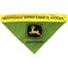 Pets First John Deere Reversible Pet Bandana for Dogs & Cats Large / Extra-Large