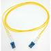 0.3 Meter (1FT) Singlemode Duplex 1.2mm Ultra High Density Fiber Optic Cable (9/125) - LC to LC - Yellow