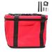 Toma Bicycle Handlebar Basket Folding Front Frame Bag Commuting Hiking Picnic Pet Carrier Mountain Bike Road Storage Handbag Red