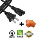 AC Power Cord for Sharp AQUOS LC-22DV17U LC-22DV17UT 22 LCD HDTV LC22DV24U LC22SB280UT LC22SB27UT - 10ft