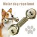 Pet Molar Toy Cotton Rope Tennis Dumbbell Dog Toy Molar Dog Rope Knot Toy Ball Suitable for Medium and Large Dogs Molars