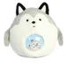 Aurora - Mini White Holiday - Snowglobe Bellies 5 Merry Husky - Festive Stuffed Animal