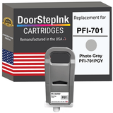 Remanufactured DoorStepInk in the USA Ink Cartridge for Canon PFI-701 700ML Photo Gray