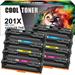 Cool Toner Compatible Toner Replacement for CF400X CF401X CF403X CF402X Color LaserJet Pro M252dw M252n MFP M277dw M277n M277c6 M274n Printer Ink (Black*2 Cyan*2 Magenta*2 Yellow*2 8-Pack)