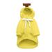 Pet Sweater Dogs Cats Medium-Sized Dogs Love And Velvet Two-Legged Sweater Pet Clothes Pets Fiber Yellow