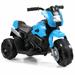 Canddidliike Children s 6V Electric Motorcycle 3 Wheels Double Drive Child Charged Toys - Blue