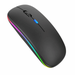 Wireless Mouse LED Slim Dual Mode(Bluetooth 5.2 and 2.4G Wireless) Rechargeable Led Wireless Mouse with 3 Adjustable DPI