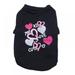 Printed Puppy Shirts Dog Shirt Pet T-Shirt and Dog Vest Soft Puppy Dog Clothes Pet Outfits Cute Pet Sweatshirt for Small Dogs and Cats