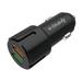 30W Ultra Fast Charging Dual USB Port (2.4A & Quick Charge 3.0) Car Charger for Nokia X100 G300 XR20 - Black