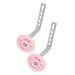 Willstar Universal Training Wheels 1 Pair Bicycle Stabilisers Training Wheels Adjustable Wheel Stabilisers Stabilisers Childs Bike for 12-20 Inch-White