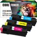 Cool Toner 3-Pack Compatible Toner for Dell 310-9058 Compatible with Dell Color Laser Printer1320 1320C 1320CN Replacement Printer Ink Cyan Magenta Yellow