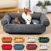 Dog Sofa Bed Durable Breathable Pet Rectangle Deeping Sleeping Couch with Non-Slip Bottom for Small Medium Dogs Cats