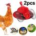 2 Pcs Chicken Hats for Hens Mini Hat Chicken Accessories Funny Parrot Hats Small Pet Hats Small Pet Hat with Adjustable Elastic Strap for Chicken Bird Duck Small Reptile Animal Costume