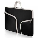 15 15.6 Laptop Sleeve Case Carry Bag Universal Laptop Bag For MacBook Samsung Chromebook HP Acer Lenovo Black