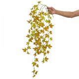 Reptile Plants Amphibian Hanging Plants with Suction Cup for Lizards Geckos Bearded Dragons Snake Hermit Crab Tank Pets Habitat Decorations