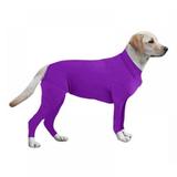 Pet Long Sleeves Bodysuit Jumpsuit Coat For Dogs E-Collar Alternative Recovery Post Operative Protection Long Sleeves Bodysuit Jumpsuit For Dogs E Collar Alternative For Recovery Purple XL