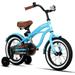 JOYSTAR 12 14 16 Kids Cruiser Bike for Ages 2-7 Years Old Girls & Boys Kids Bike with Training Wheels Cruiser Bicycles for Children Blue